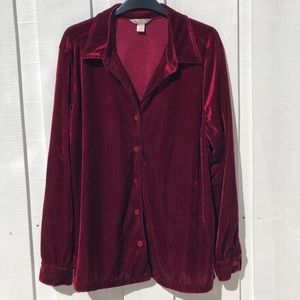 Velvet long sleeve